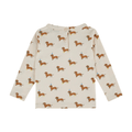 Organic Cotton Tee Shirt | Dachshunds All Over by Émile et Ida - Maude Kids Decor