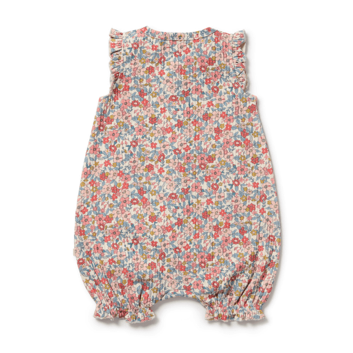 Organic Drop Needle Cotton Ruffle Zipsuit by Wilson + Frenchy - Maude Kids Decor