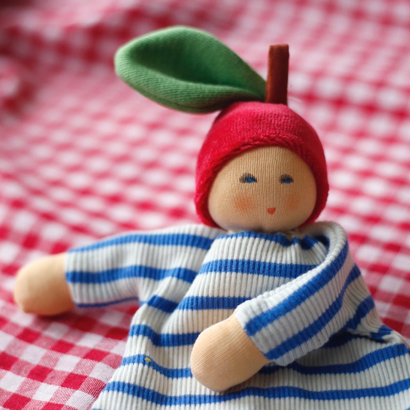 Organic Soothing Waldorf Blanket Doll by Nanchen Natur Maude Kids Decor