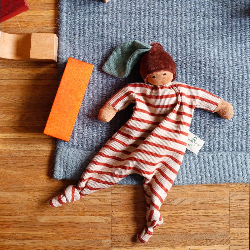 Organic Soothing Waldorf Blanket Doll by Nanchen Natur - Maude Kids Decor