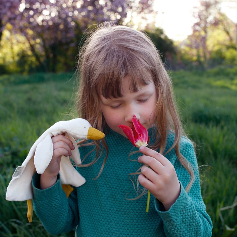 Organic Soothing Waldorf Goose Blanket by Nanchen Natur - Maude Kids Decor