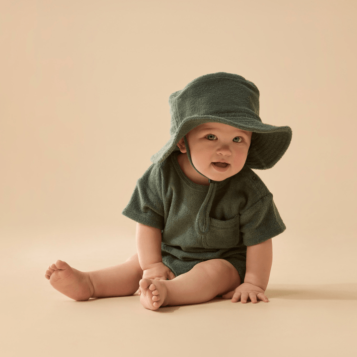 Organic Terry Growsuit by Wilson + Frenchy - Maude Kids Decor