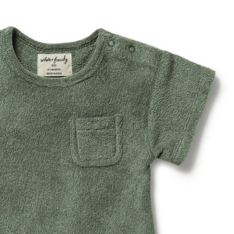 Organic Terry Growsuit by Wilson + Frenchy - Maude Kids Decor