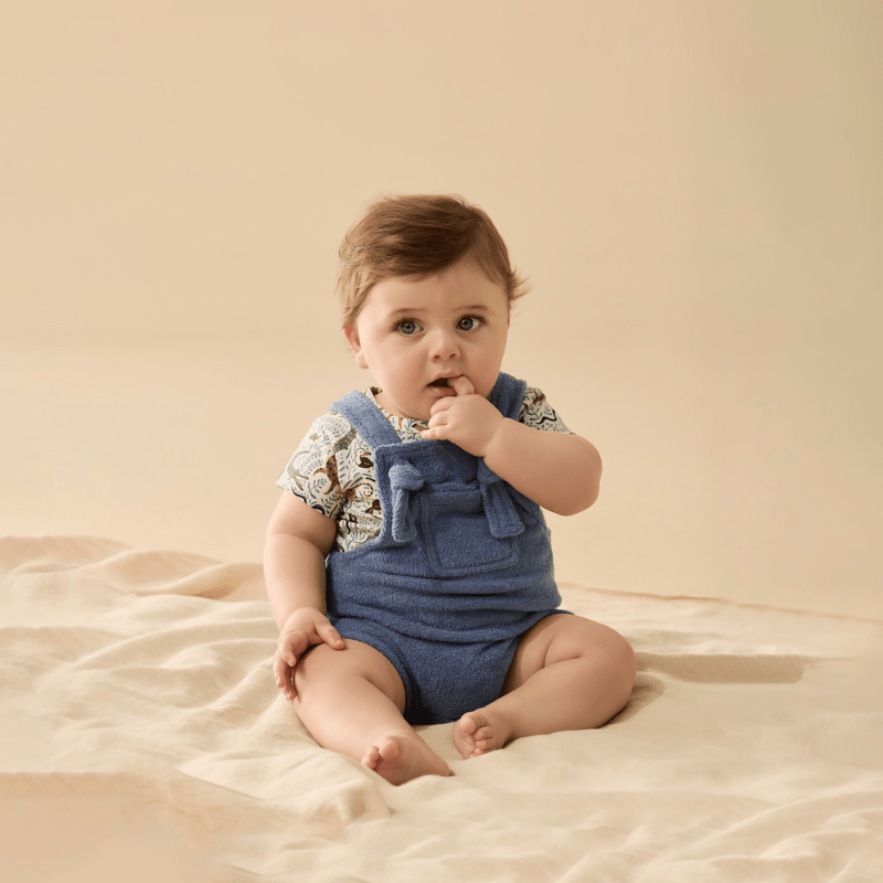 Organic Terry Overall by Wilson + Frenchy - Maude Kids Decor
