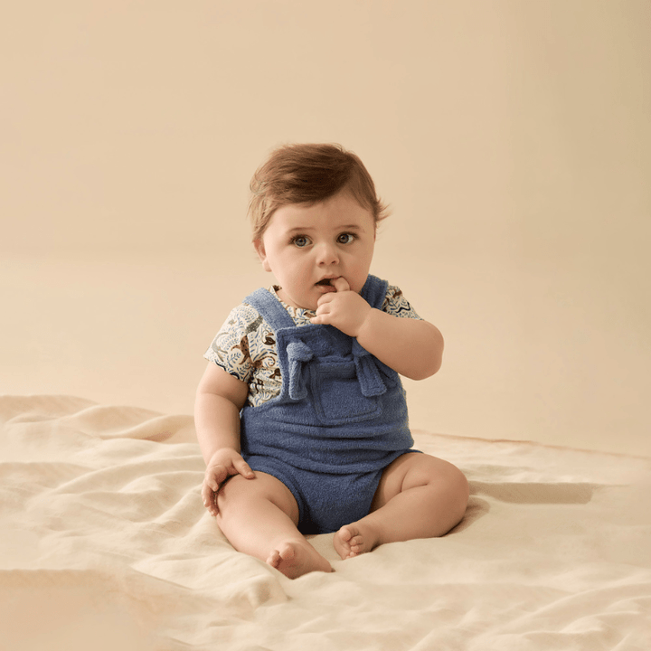 Organic Terry Overall by Wilson + Frenchy - Maude Kids Decor