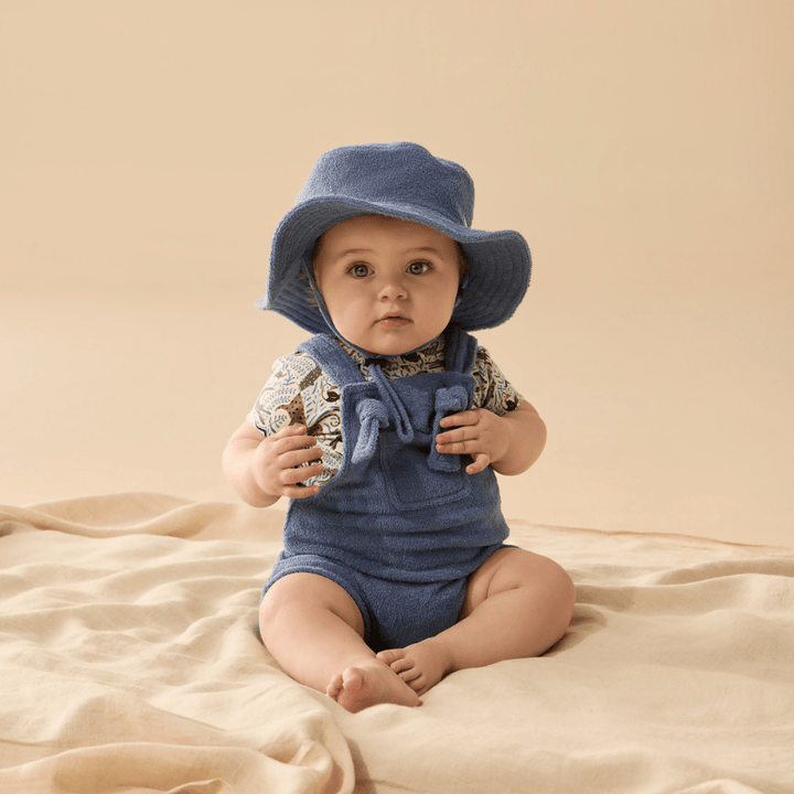 Organic Terry Overall by Wilson + Frenchy - Maude Kids Decor