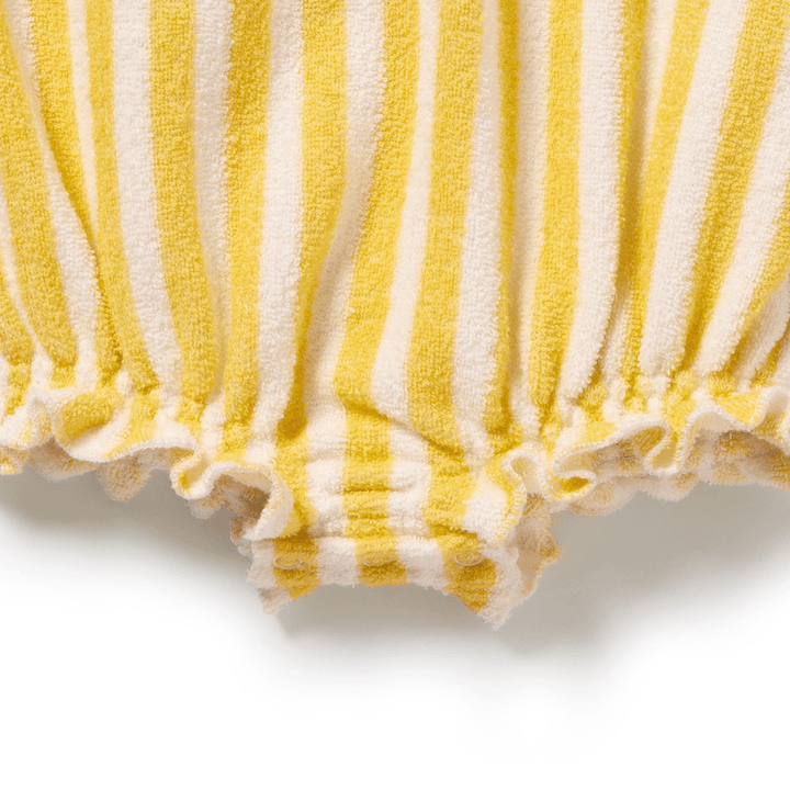 Organic Terry Tie Playsuit by Wilson + Frenchy - Maude Kids Decor
