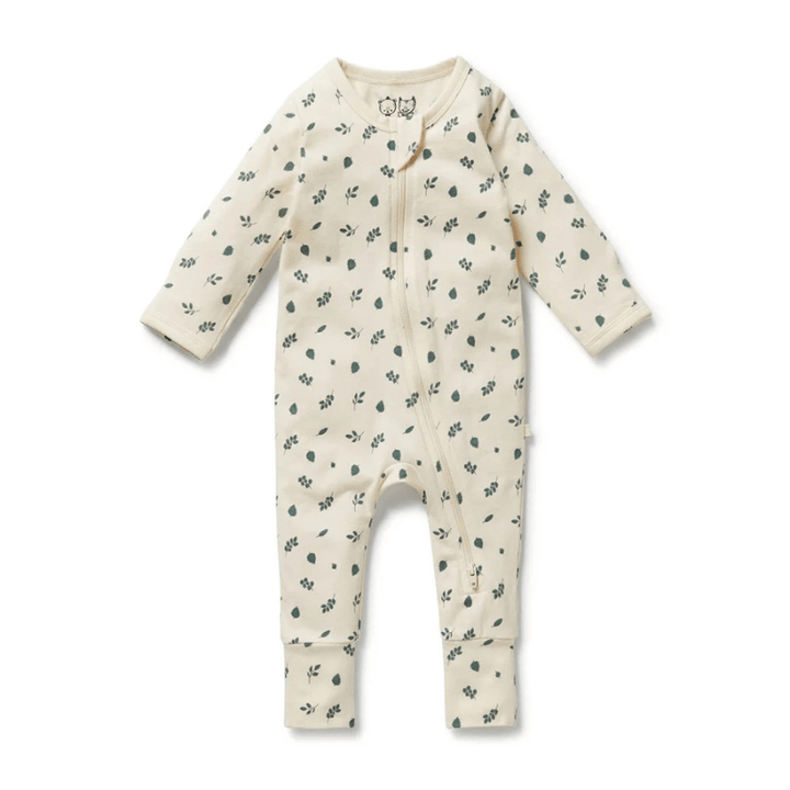 Organic Zipsuit with Feet by Wilson + Frenchy - Maude Kids Decor