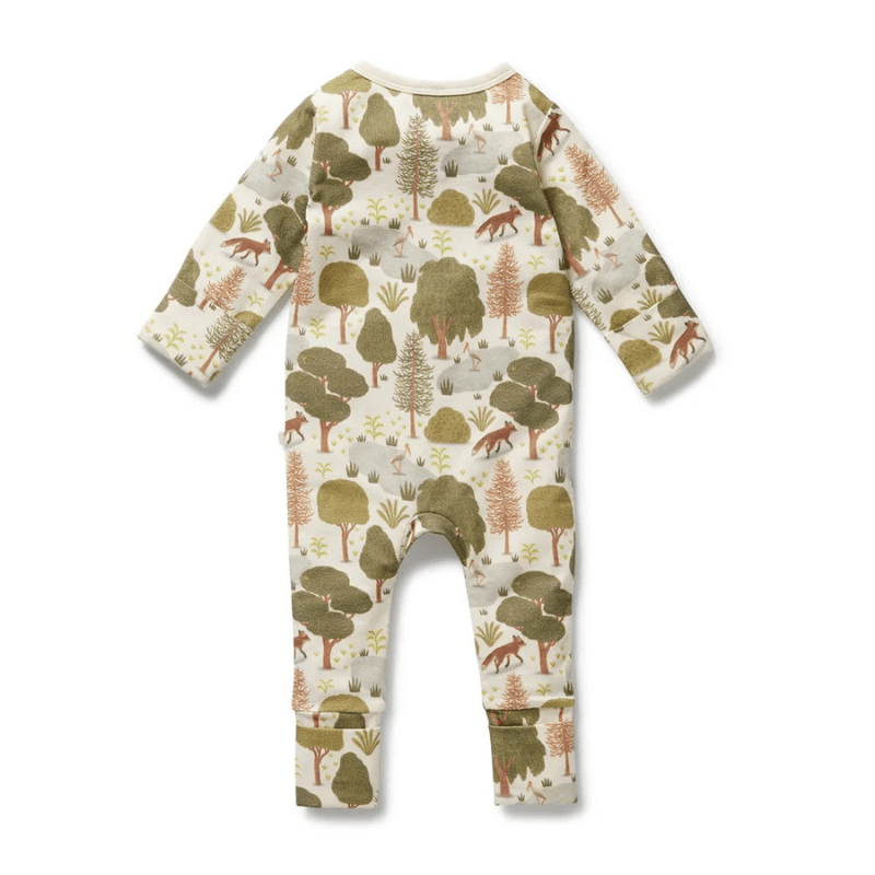 Organic Zipsuit with Feet by Wilson + Frenchy - Maude Kids Decor