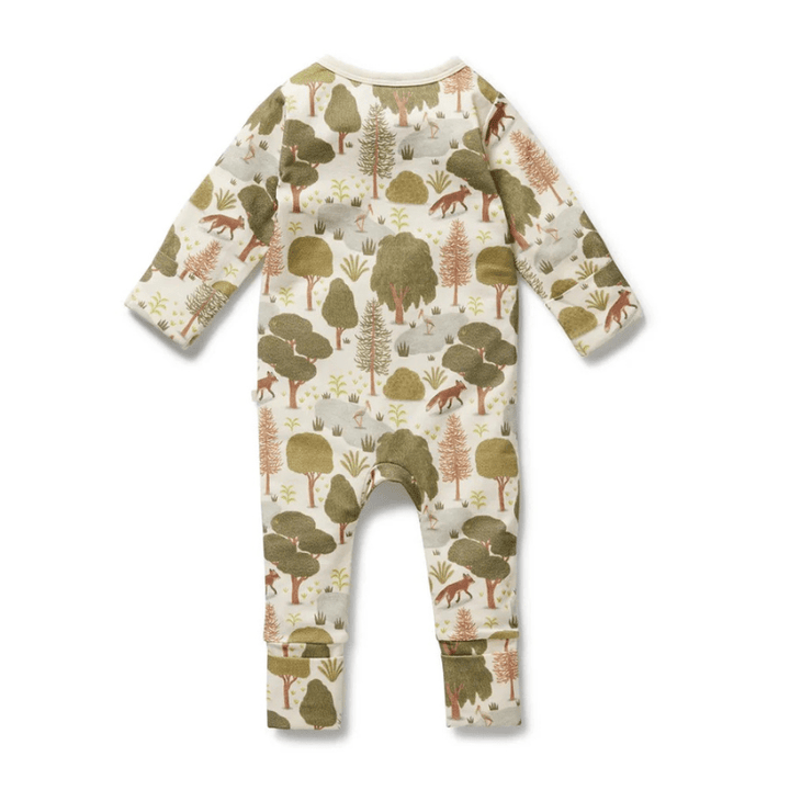 Organic Zipsuit with Feet by Wilson + Frenchy - Maude Kids Decor