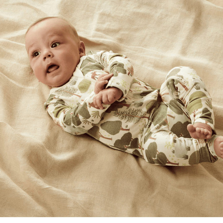 Organic Zipsuit with Feet by Wilson + Frenchy - Maude Kids Decor