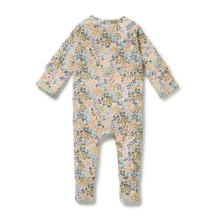 Organic Zipsuit with Feet by Wilson + Frenchy - Maude Kids Decor