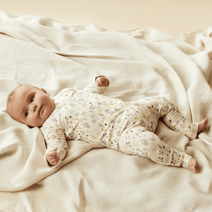 Organic Zipsuit with Feet by Wilson + Frenchy - Maude Kids Decor
