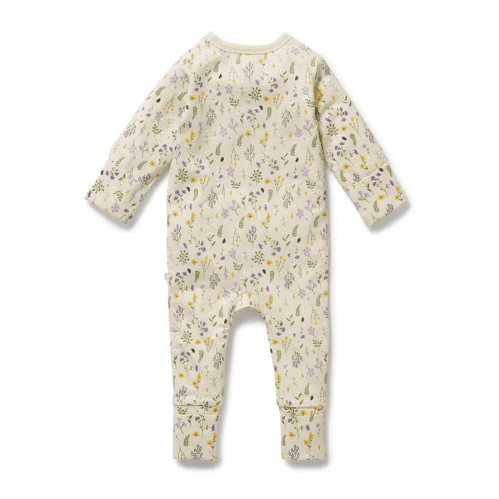 Organic Zipsuit with Feet by Wilson + Frenchy - Maude Kids Decor