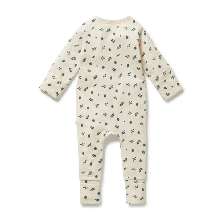 Organic Zipsuit with Feet by Wilson + Frenchy - Maude Kids Decor