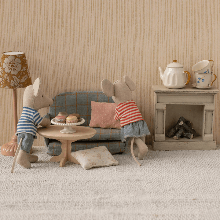 Oval Coffee Table, Mouse | Nature by Maileg - Maude Kids Decor