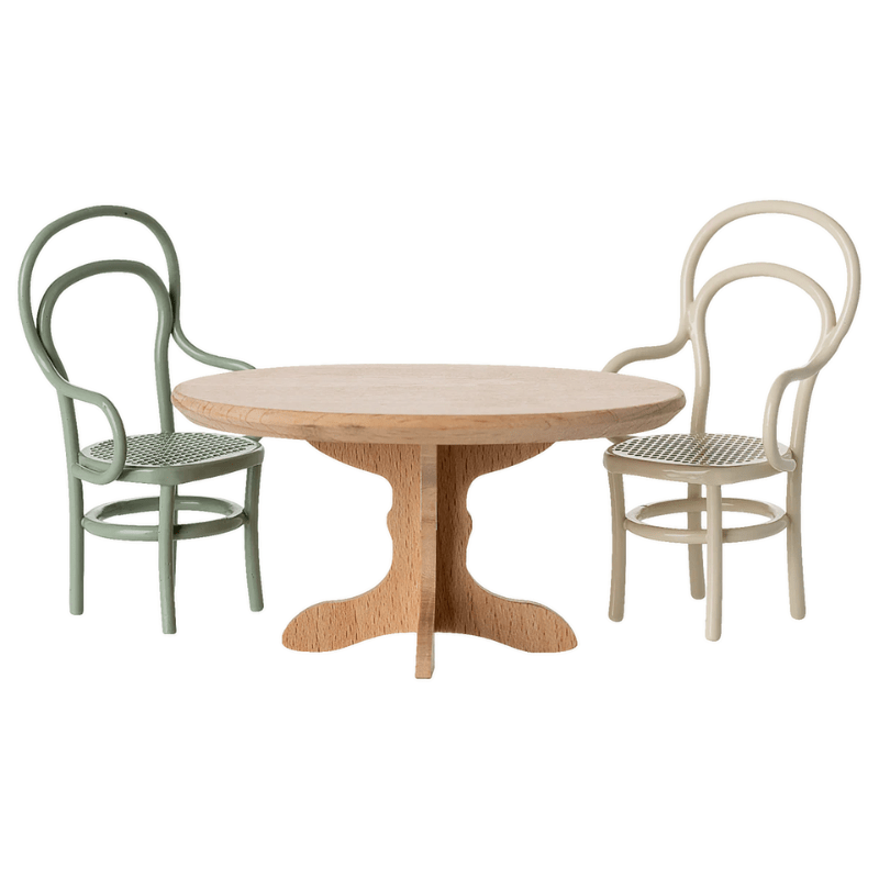 Oval Dining Table, Mouse | Nature by Maileg - Maude Kids Decor