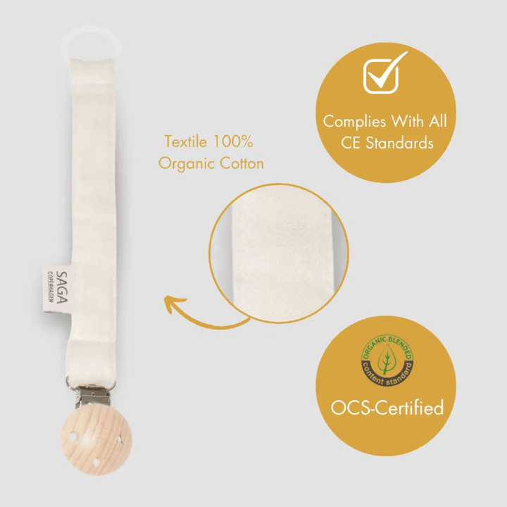 Pacifier Clip by Saga Copenhagen - Maude Kids Decor