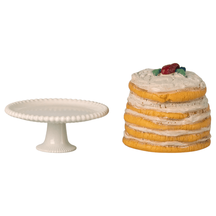 Party Cake and Cakestand, Mouse by Maileg - Maude Kids Decor