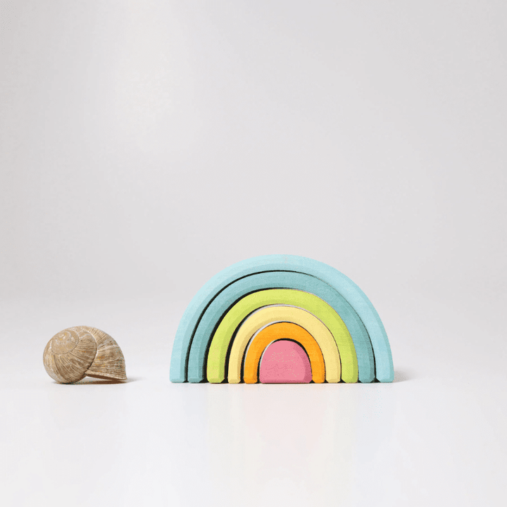 Pastel Tunnel (6 pcs) by Grimms Spiel und Holz Design - Maude Kids Decor