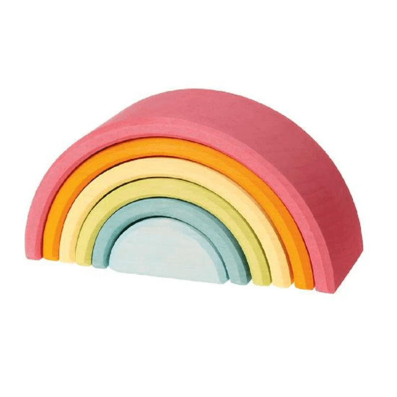 Pastel Tunnel (6 pcs) by Grimms Spiel und Holz Design - Maude Kids Decor