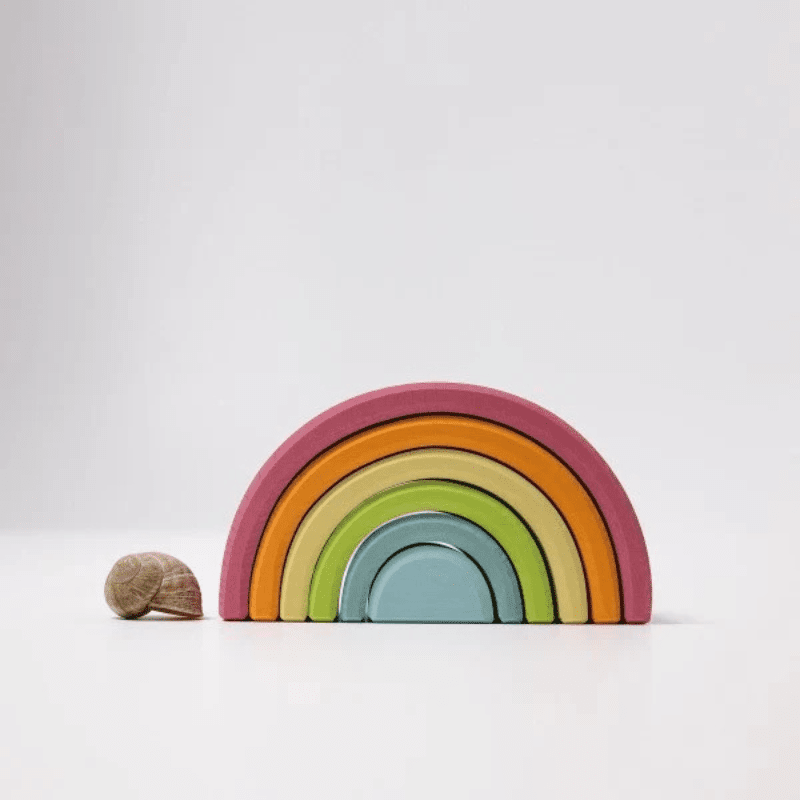Pastel Tunnel (6 pcs) by Grimms Spiel und Holz Design - Maude Kids Decor