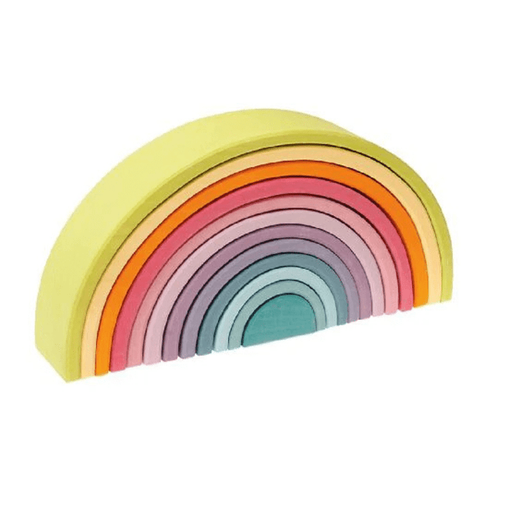 Pastel Tunnel Large (12 pcs) by Grimms Spiel und Holz Design - Maude Kids Decor