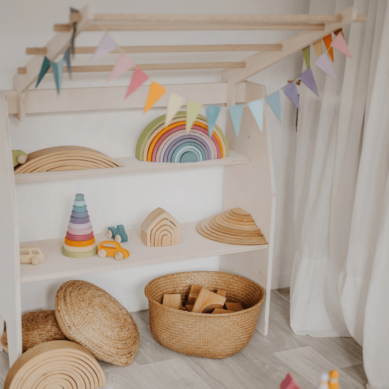 Pastel Tunnel Large (12 pcs) by Grimms Spiel und Holz Design - Maude Kids Decor