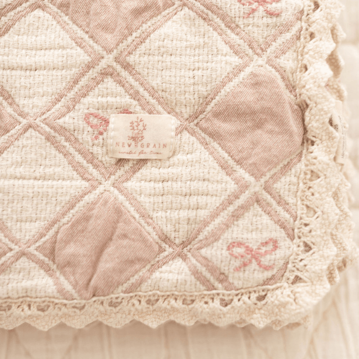 Patchwork Blanket | Bow by New Grain - Maude Kids Decor