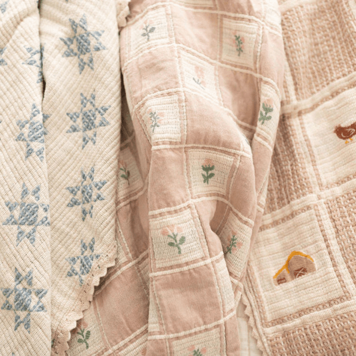 Patchwork Blanket | Fleur by New Grain - Maude Kids Decor