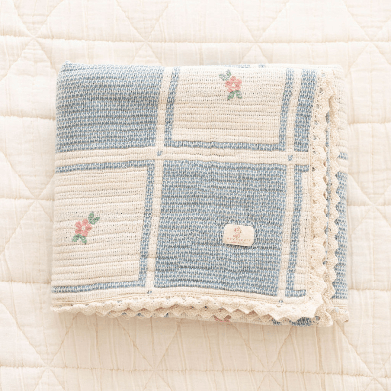 Patchwork Blanket | Spring Bloom by New Grain - Maude Kids Decor