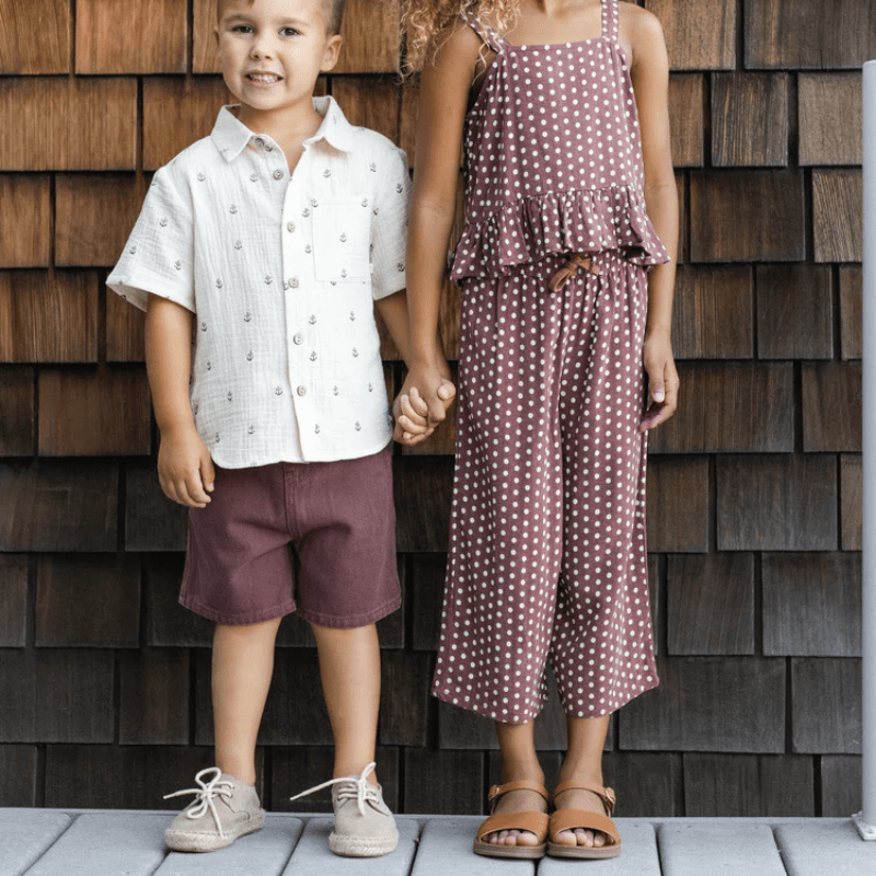 Perry Short | Chocolate by Rylee &amp; Cru - Maude Kids Decor