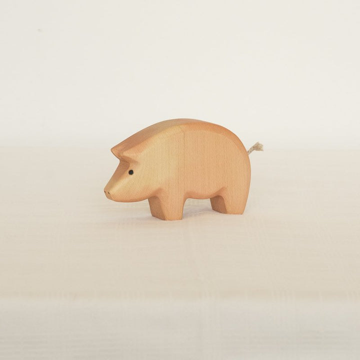Pig Wooden Figurine | Trunk Down by HolzWald - Maude Kids Decor