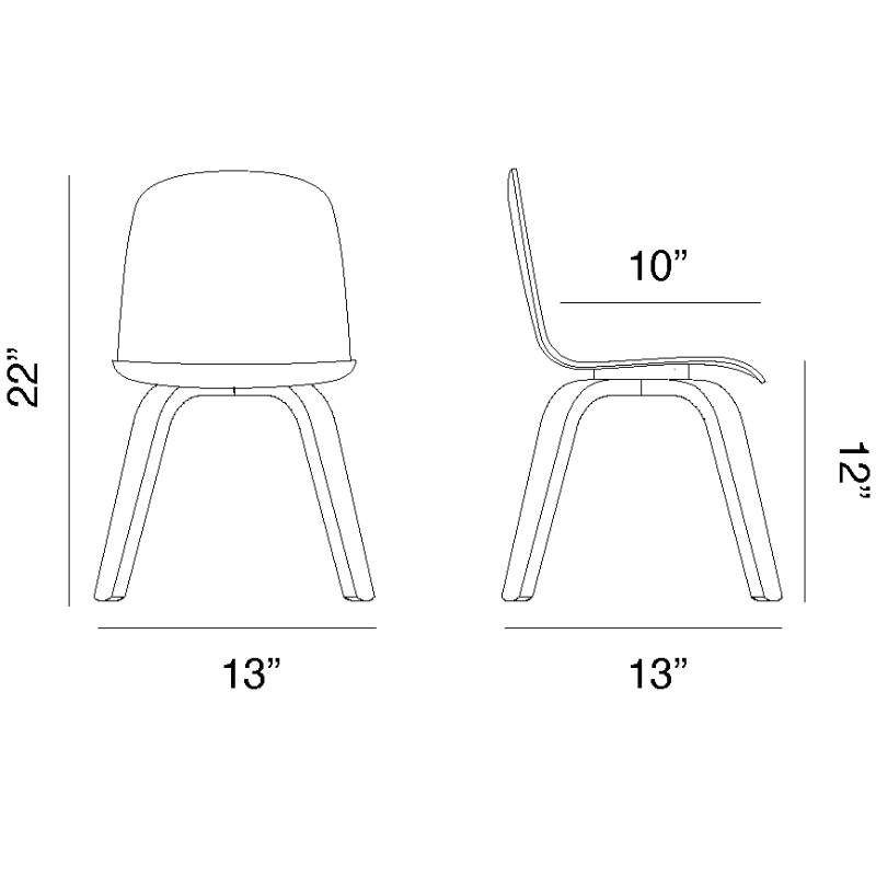 Play Chairs (Set of Two) by Oeuf - Maude Kids Decor