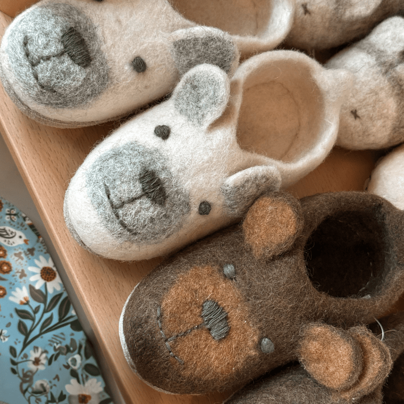 Polar Bear Slippers by Maude Kids Decor - Maude Kids Decor