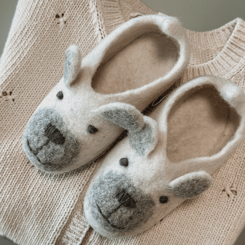 Polar Bear Slippers by Maude Kids Decor - Maude Kids Decor