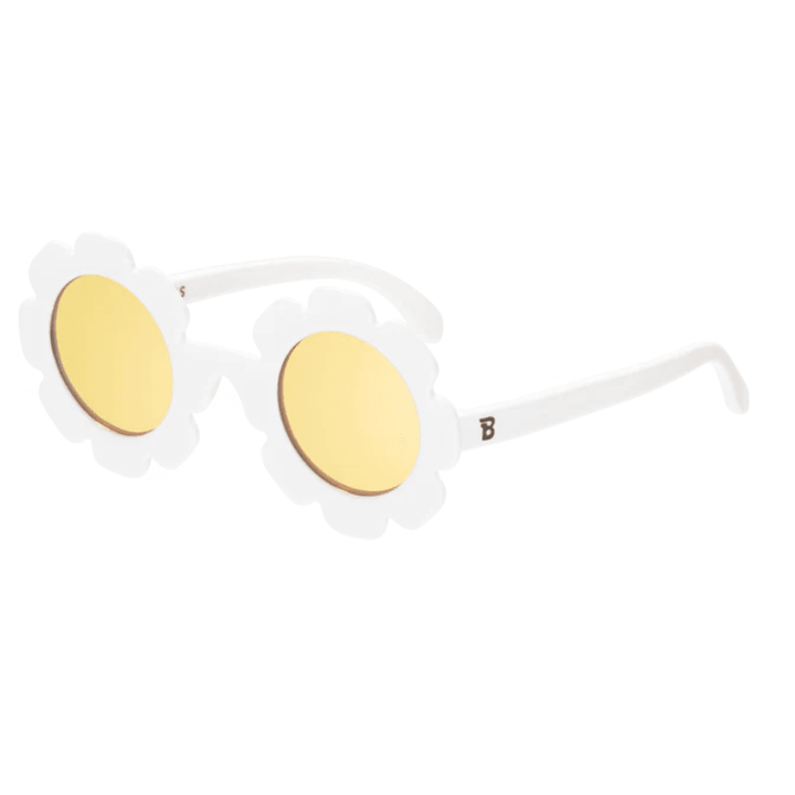 Polarized Flower Sunglasses | "White Daisy" by Babiators - Maude Kids Decor