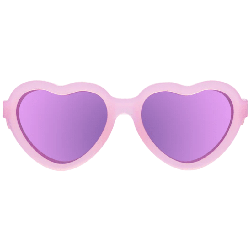 Polarized Heart Sunglasses | "Frosted Pink" by Babiators - Maude Kids Decor
