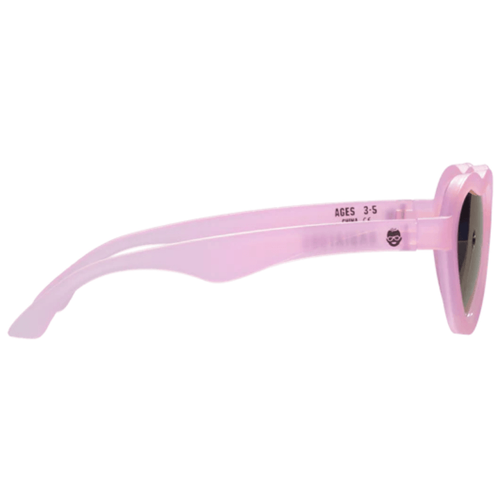 Polarized Heart Sunglasses | "Frosted Pink" by Babiators - Maude Kids Decor