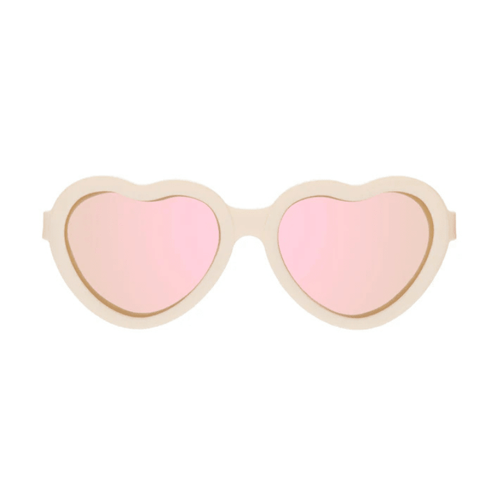 Polarized Heart Sunglasses | "Sweet Cream" by Babiators - Maude Kids Decor