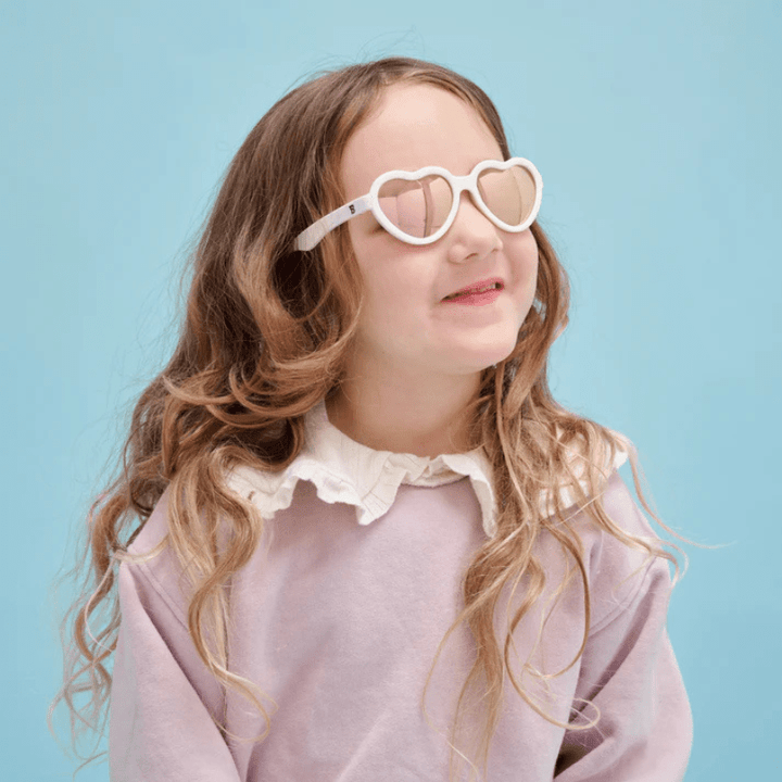 Polarized Heart Sunglasses | "Sweet Cream" by Babiators - Maude Kids Decor