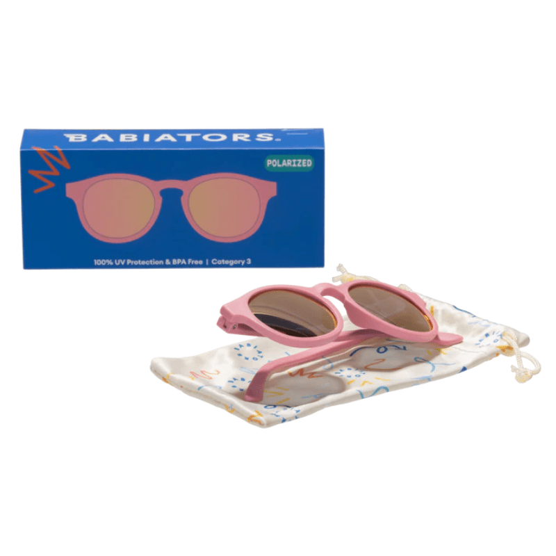 Polarized Keyhole Sunglasses | "Pretty In Pink" by Babiators - Maude Kids Decor