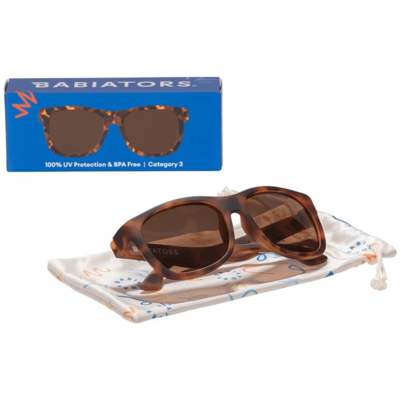 Polarized Navigator Sunglasses | "Totally Tortoise" by Babiators - Maude Kids Decor