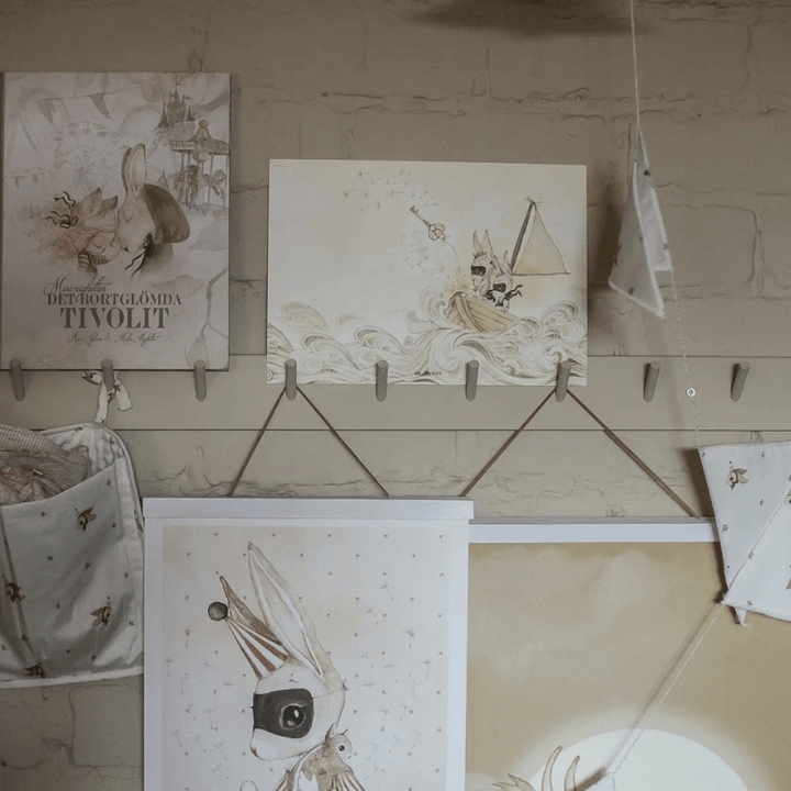Poster Hanger Wooden Winter White by Mrs Mighetto - Maude Kids Decor