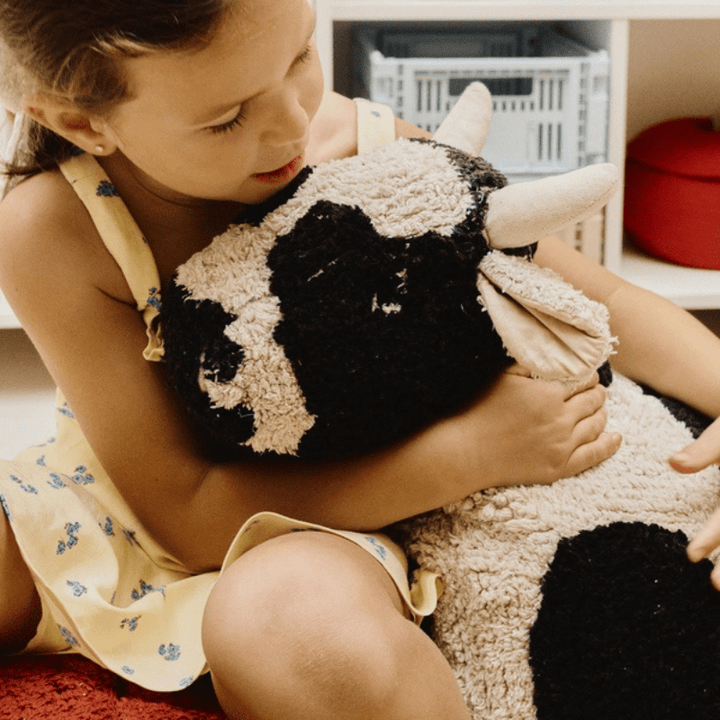 Pouf Cow Lola by Lorena Canals - Maude Kids Decor