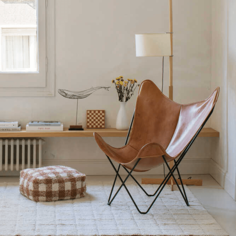 Pouf Vichy by Lorena Canals - Maude Kids Decor