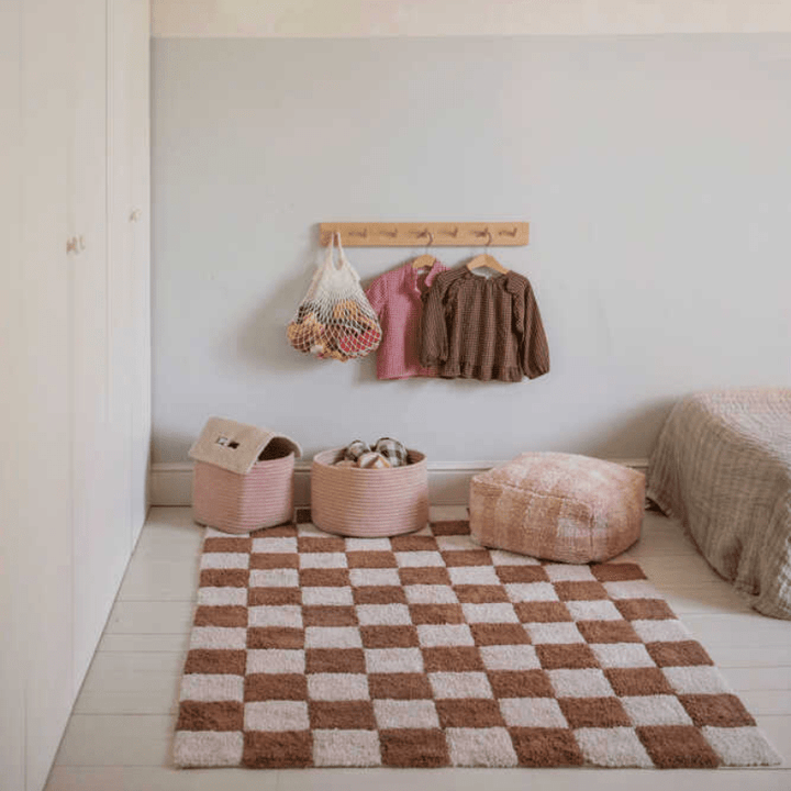 Pouf Vichy by Lorena Canals - Maude Kids Decor