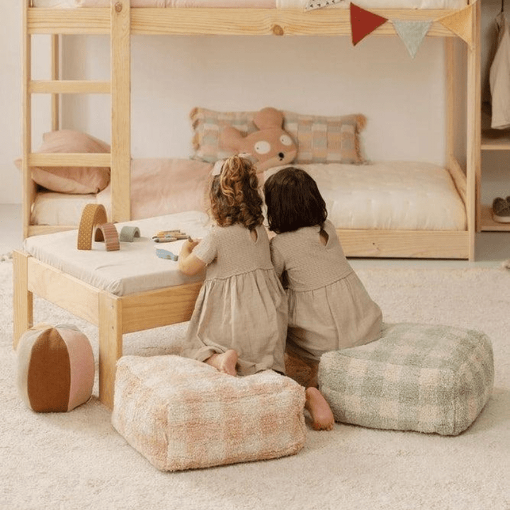 Pouf Vichy by Lorena Canals - Maude Kids Decor