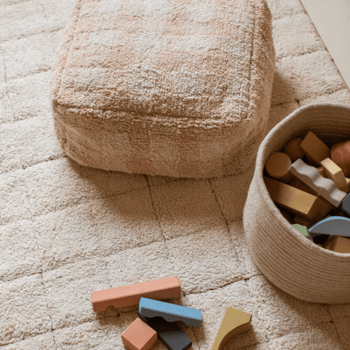 Pouf Vichy by Lorena Canals - Maude Kids Decor