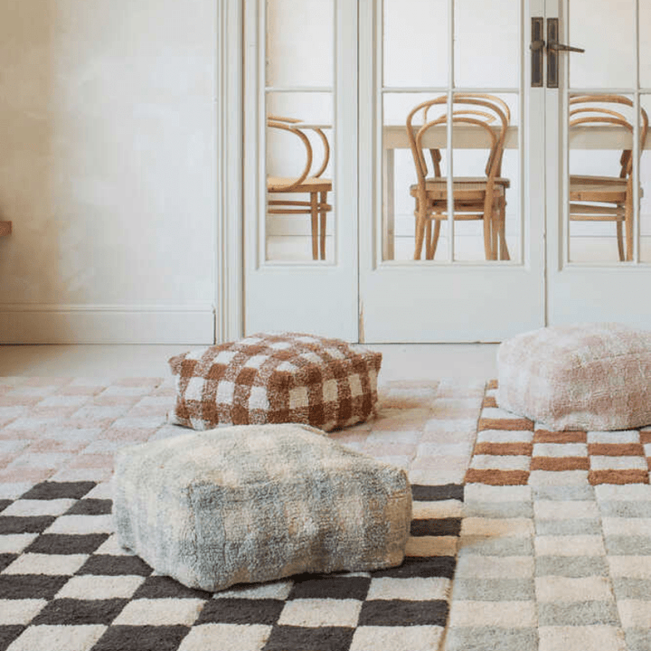 Pouf Vichy by Lorena Canals - Maude Kids Decor